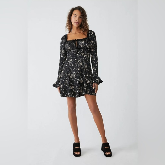Free People Women's Tess Mini Dress Size Small - Picture 1 of 7